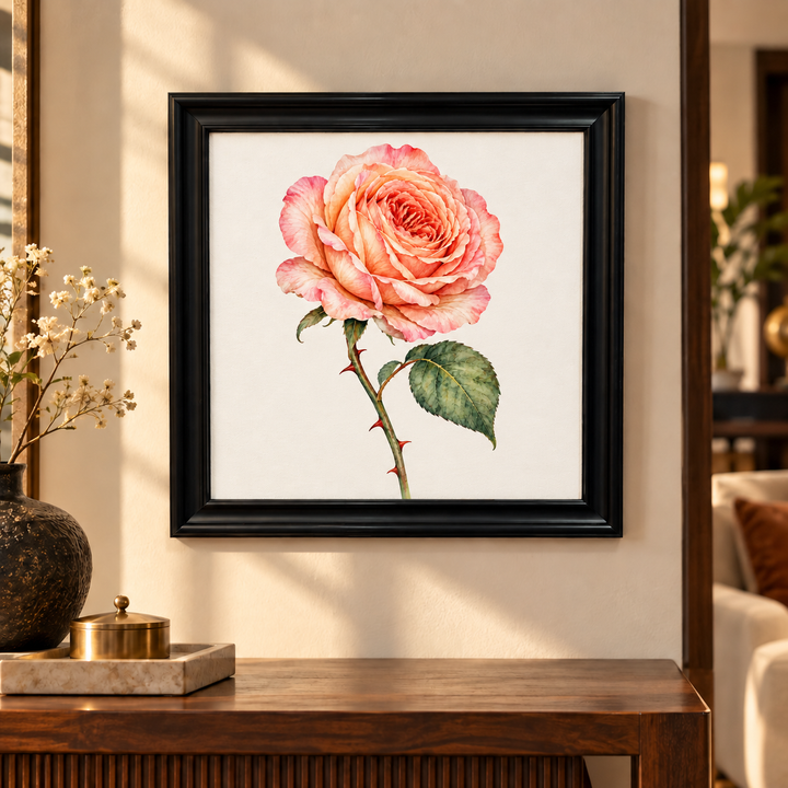 Garden Rose Bloom Wall Art