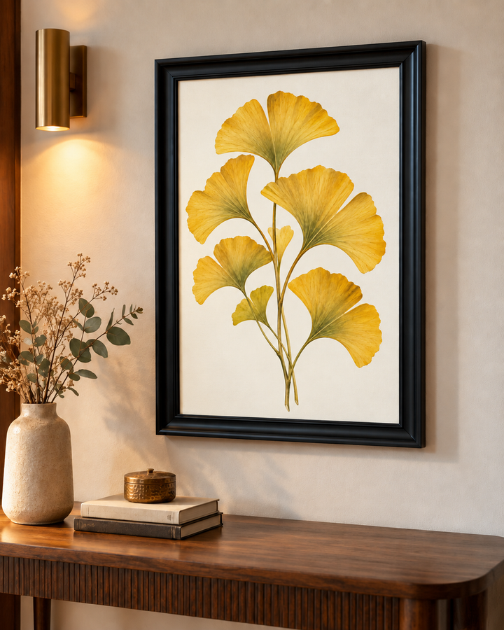 Ginkgo Leaf Study Wall Art