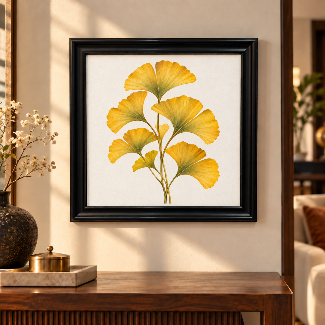 Ginkgo Leaf Study Wall Art
