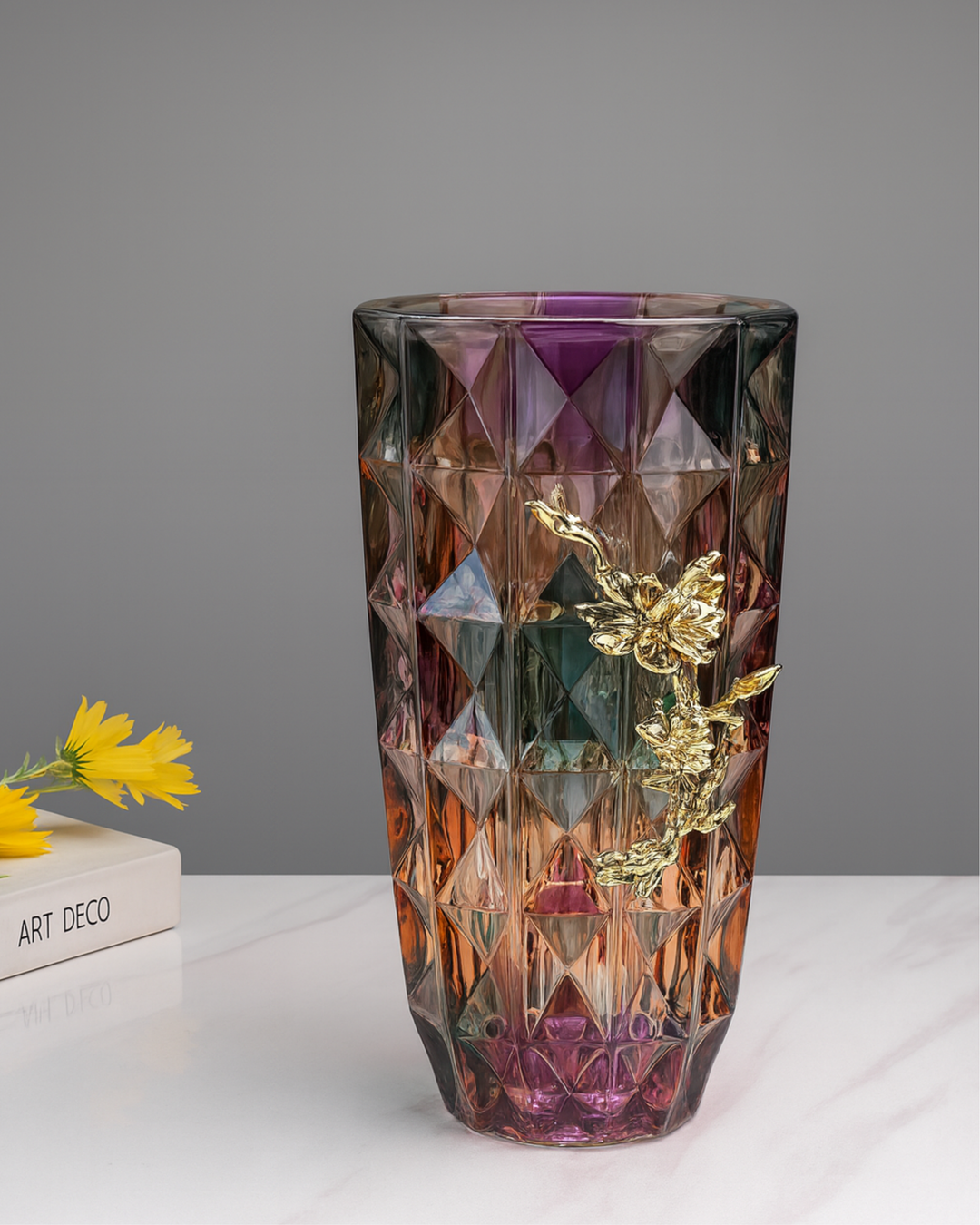 Prism Bloom Crystal Vase