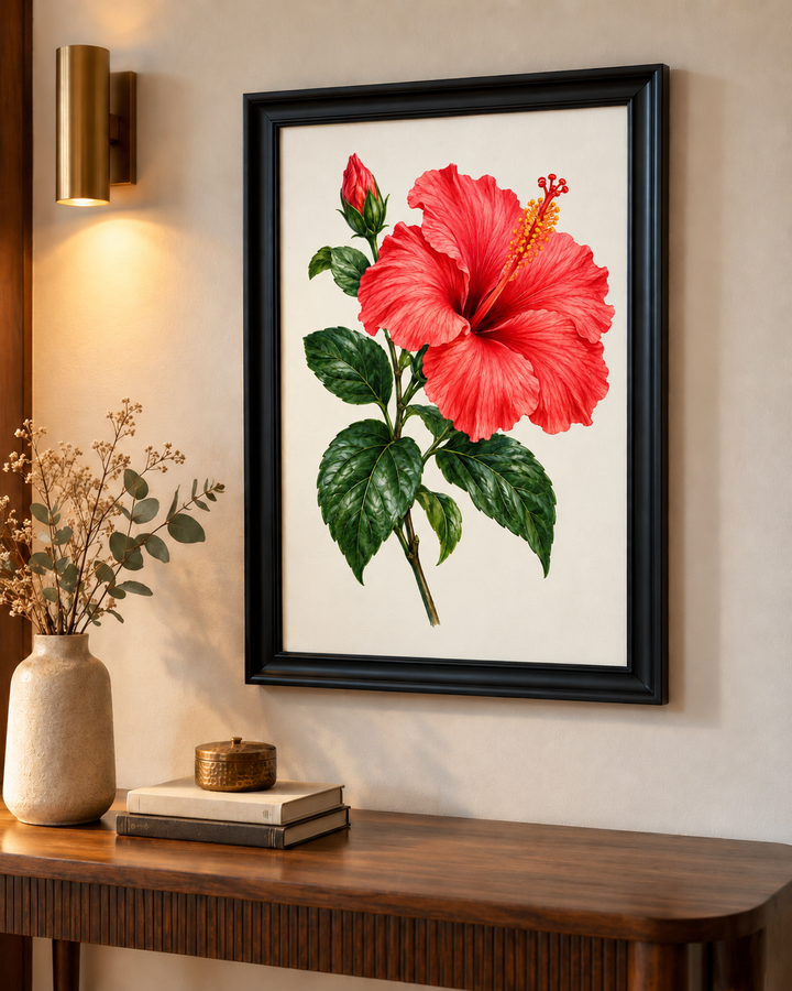 Hibiscus Bloom Wall Art