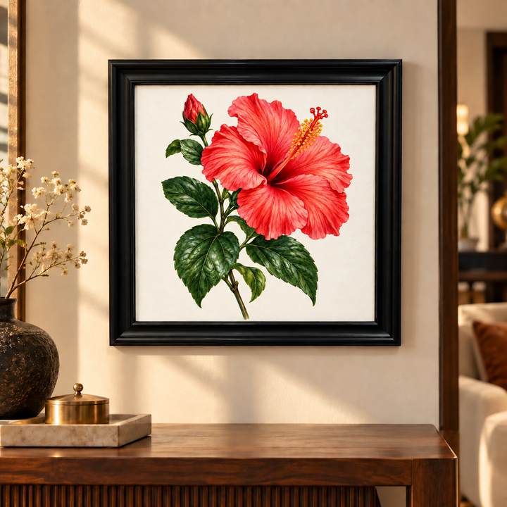 Hibiscus Bloom Wall Art