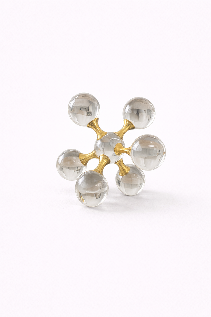 Nexus Crystal Orb Sculpture
