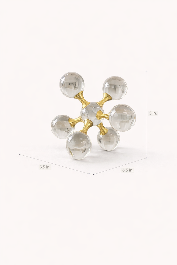 Nexus Crystal Orb Sculpture