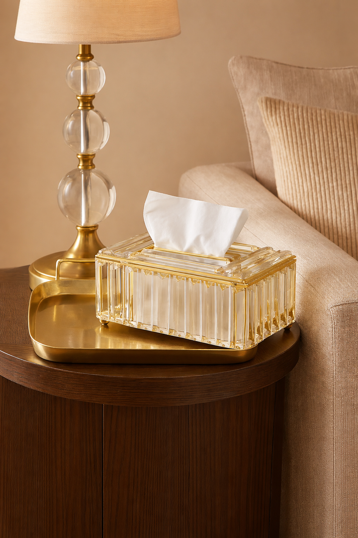 Velora Crystal Tissue Box