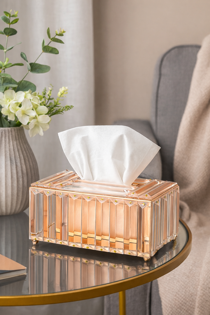 Velora Crystal Tissue Box