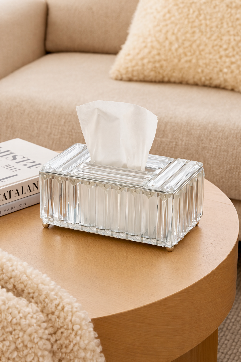 Velora Crystal Tissue Box
