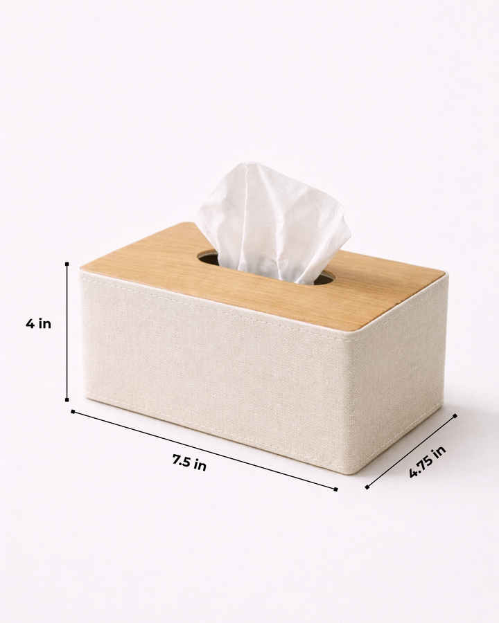 Lunara Leather Tissue Holder