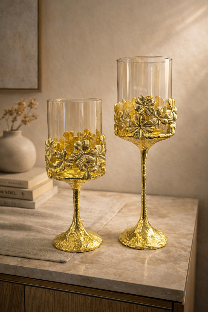 Floral Majesty Candle Stand Set