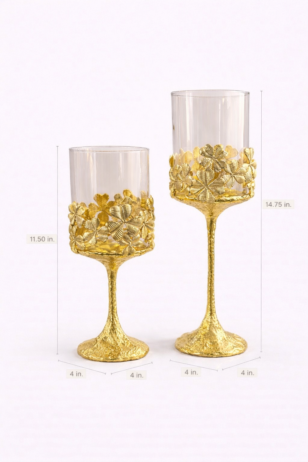 Floral Majesty Candle Stand Set