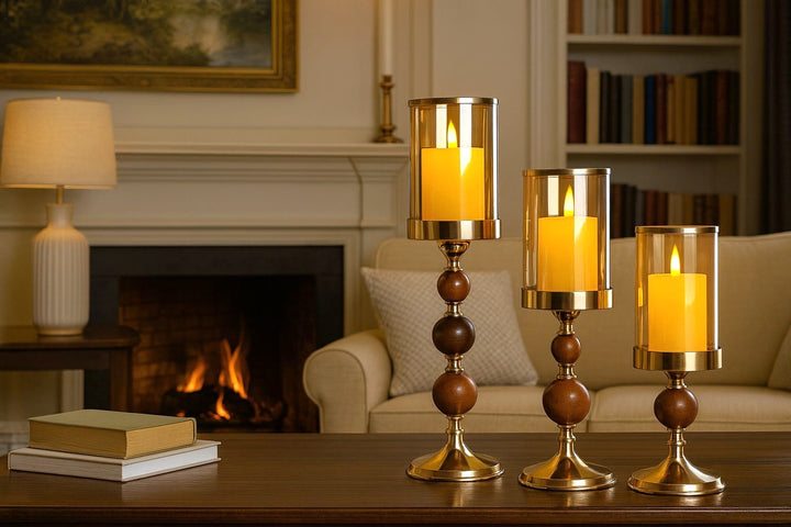 Solis Ember Candle Holder Set