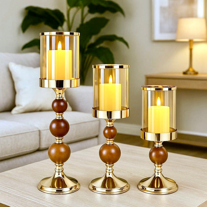 Solis Ember Candle Holder Set