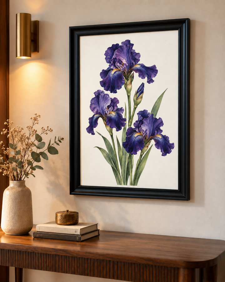 Iris Trio Wall Art