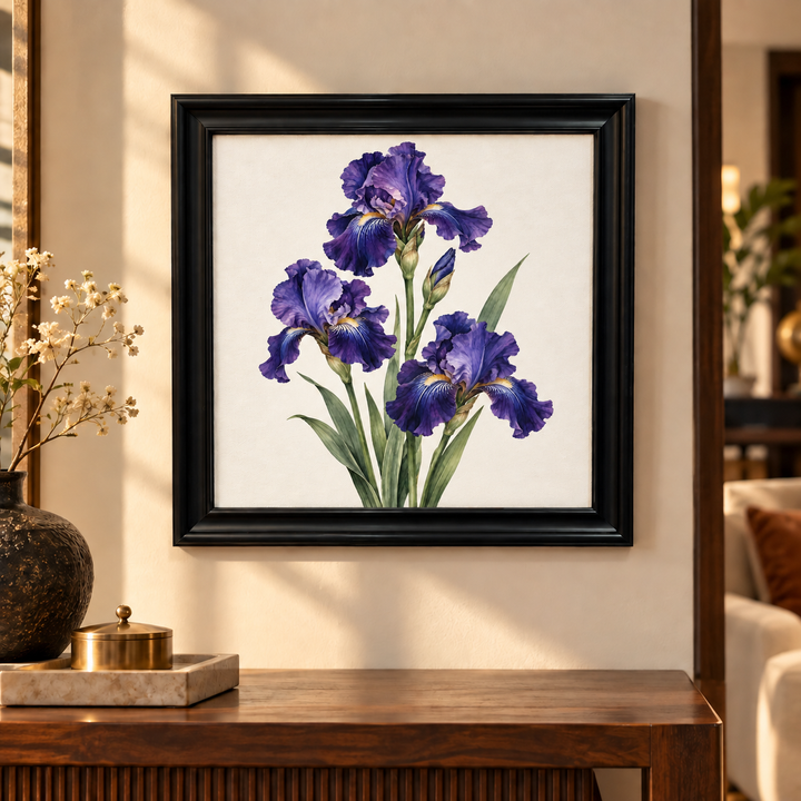 Iris Trio Wall Art