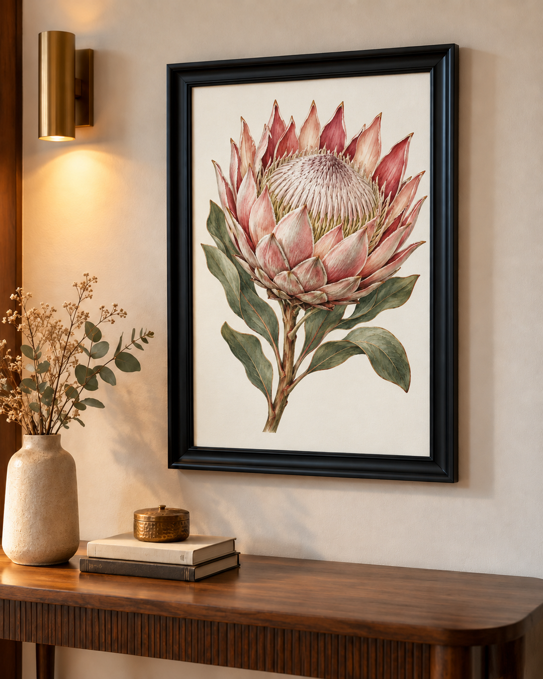 King Protea Study Wall Art
