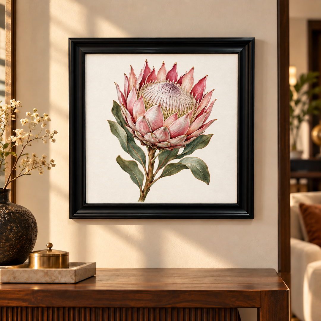 King Protea Study Wall Art