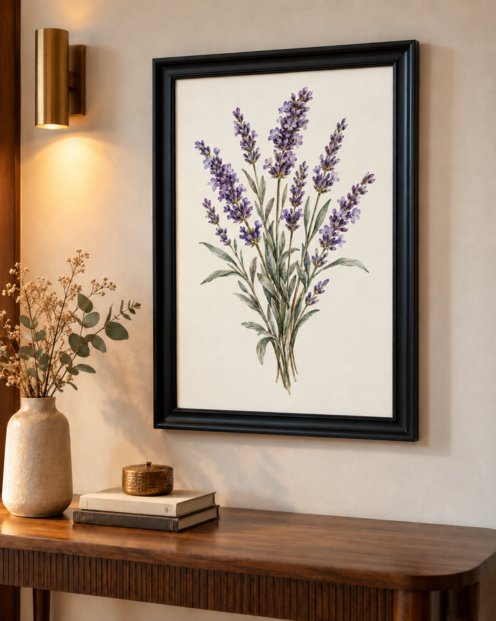 Lavender Sprigs Wall Art