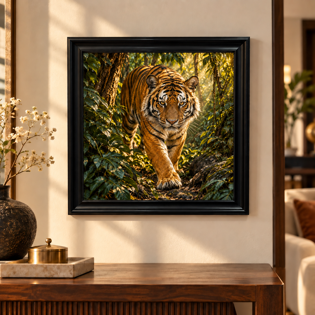 Majestic Bengal Tiger in Jungle Wall Art