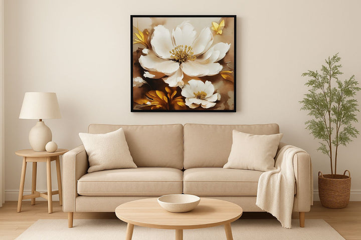 Soft Blossom Aura Canvas Wall Art