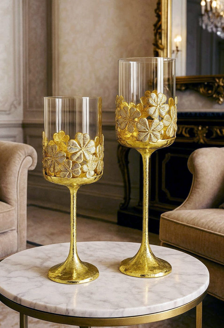Floral Majesty Candle Stand Set