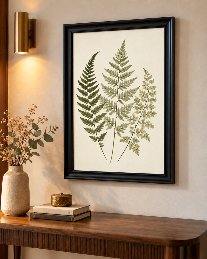 Pressed Fern Study Wall Art