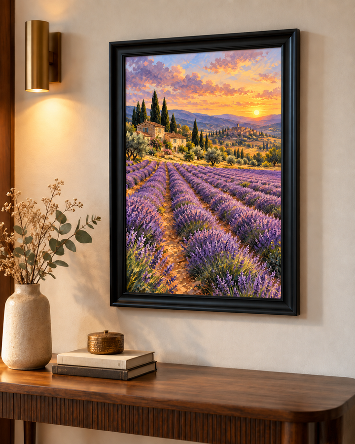 Provence Lavender Fields Wall Art