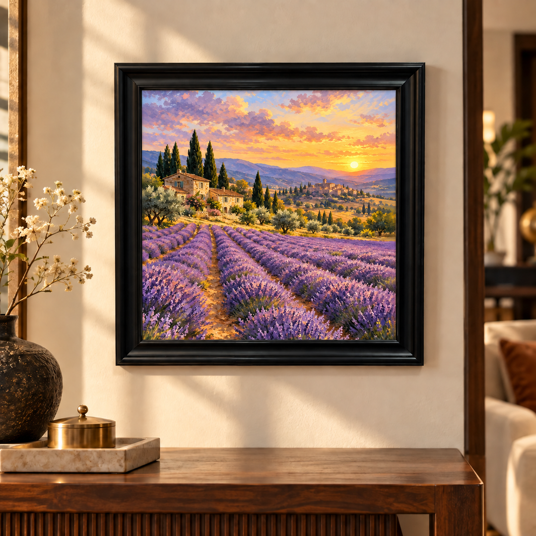 Provence Lavender Fields Wall Art